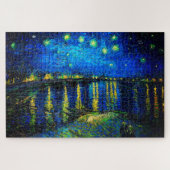 Starry Night Over the Rhone von Vincent Van Gogh Puzzle (Horizontal)
