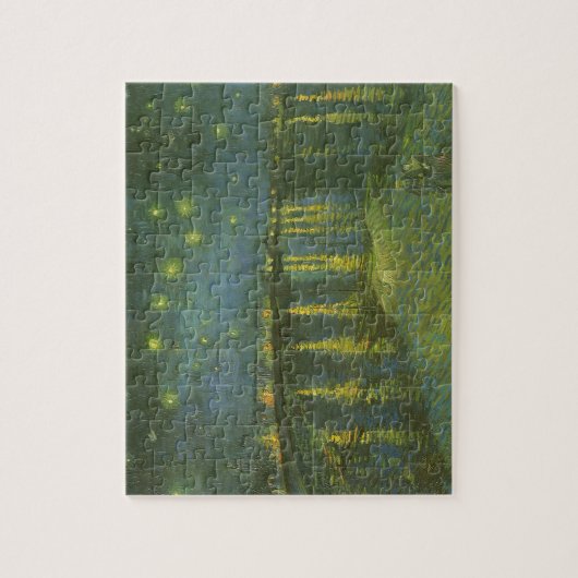 Starry Night Over the Rhone von Vincent van Gogh Puzzle (Vertikal)