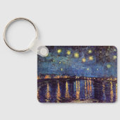 Starry Night Over the Rhone von Vincent van Gogh Schlüsselanhänger (Rückseite)