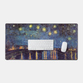 Starry Night Over the Rhone von Vincent van Gogh Schreibtischunterlage (Tastatur & Maus)