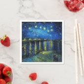 Starry Night Over the Rhone von Vincent Van Gogh Serviette (Beispiel)