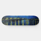 Starry Night Over the Rhone von Vincent Van Gogh Skateboard (Horizontal)