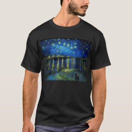 Starry Night Over the Rhone von Vincent Van Gogh T-Shirt