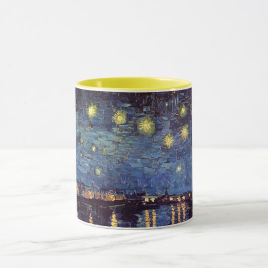 Starry Night Over the Rhone von Vincent van Gogh Tasse (Zentrum)