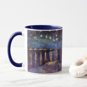Starry Night Over the Rhone von Vincent van Gogh Tasse