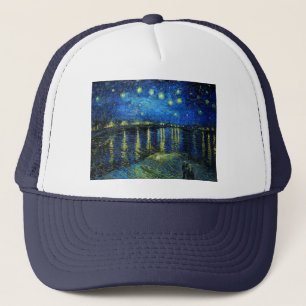 Starry Night Over the Rhone von Vincent Van Gogh Truckerkappe