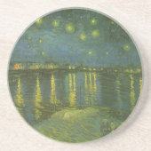 Starry Night Over the Rhone von Vincent van Gogh Untersetzer (Vorne)