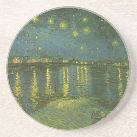 Starry Night Over the Rhone von Vincent van Gogh Untersetzer (Vorne)