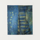 Starry Night Over the Rhone von Vincent van Gogh Wandteppich (Vorderseite)