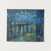 Starry Night Over the Rhone von Vincent van Gogh Wandteppich (Vorderseite (Horizontal))