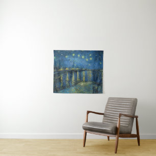 Starry Night Over the Rhone von Vincent van Gogh Wandteppich