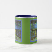 Starry Night Over the River Rhone Van Gogh Tasse (Zentrum)