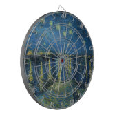 Starry Night Over the River Rhone (von van Gogh) Dartscheibe (Vorderseite Links)