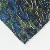 Starry Night Over the River Rhone (von van Gogh) Fleecedecke (Ecke)