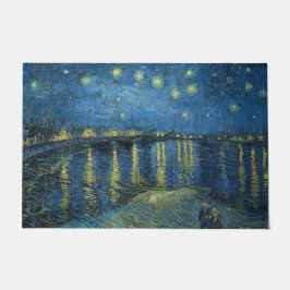 Starry Night Over the River Rhone (von van Gogh) Fußmatte