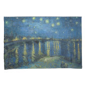 Starry Night Over the River Rhone (von van Gogh) Kissenbezug (Vorderseite-Rechts)