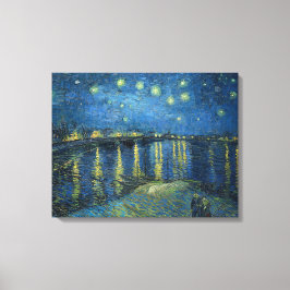 Starry Night Over the River Rhone (von van Gogh) Leinwanddruck