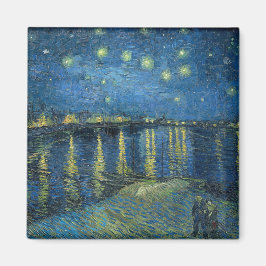 Starry Night Over the River Rhone (von van Gogh) Magnet