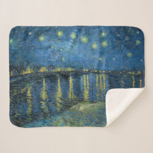 Starry Night Over the River Rhone (von van Gogh) Sherpadecke