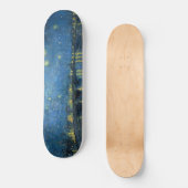 Starry Night Over the River Rhone (von van Gogh) Skateboard (Vorderseite)