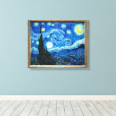 Starry Night Painting by Painter Vincent Van Gogh Leinwanddruck (Insitu (Holzboden))