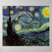Starry Night Painting by van Gogh Poster (Vorne)