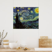 Starry Night Painting by van Gogh Poster (Küche)