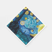 Starry Night Paper Napkins Serviette (Ecke)