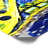 Starry Night Paris Frankreich Poster (Ecke)