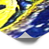 Starry Night Paris Frankreich Poster (Ecke)