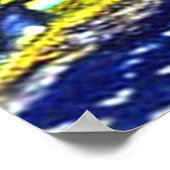 Starry Night Paris Frankreich Poster (Ecke)