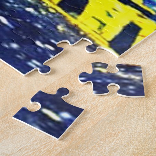 Starry Night Paris Frankreich Puzzle (Seite)