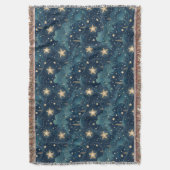 Starry Night Pattern Decke (Vorderseite Vertikal)