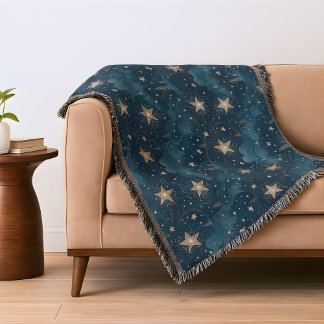 Starry Night Pattern Decke