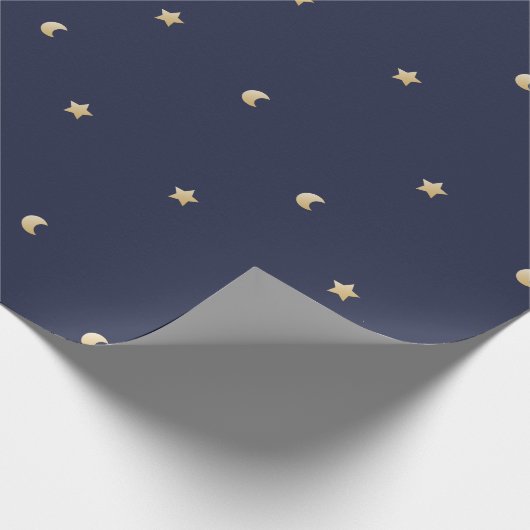 Starry Night Pattern Geschenkpapier (Ecke)