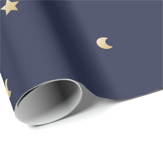 Starry Night Pattern Geschenkpapier (Rolleneckpunkt)