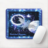 Starry Night Pegasus Mouse Pad Mousepad (Mit Mouse)