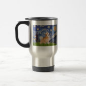 Starry Night - Pembroke Welsh Corgi 7b Reisebecher (Links)