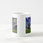 Starry Night - Persian Calico cat Kaffeetasse (Mittel)