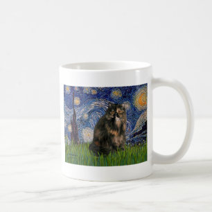 Starry Night - Persian Calico cat Kaffeetasse