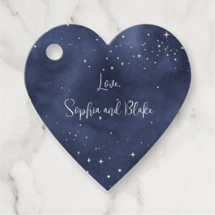 Starry Night Personalisiert Wedding Geschenkanhänger