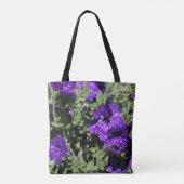 Starry Night Petunia Blume Tasche (Rückseite)