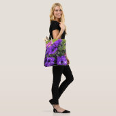 Starry Night Petunia Blume Tasche (Am Model)