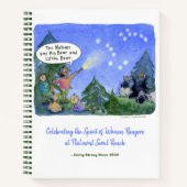 "Starry Night" Philmont Women Ranger Notebook Notizblock (Vorderseite)