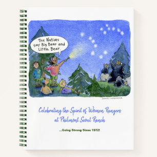 "Starry Night" Philmont Women Ranger Notebook Notizblock