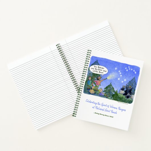 "Starry Night" Philmont Women Ranger Notebook Notizblock (Innenseite)
