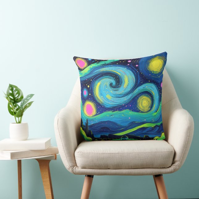 Starry night pillow kissen (Stuhl )