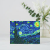Starry Night Postcard Postkarte (Stehend Vorderseite)