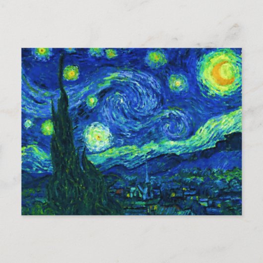 Starry Night Postcard Postkarte (Vorderseite)