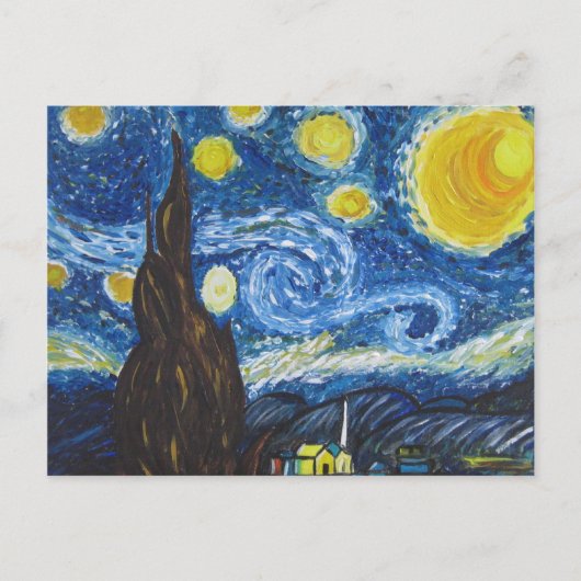 Starry Night Postcard Postkarte (Vorderseite)
